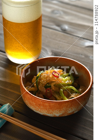 中華くらげのピリ辛和え 中華くらげのピリ辛和え 114788922