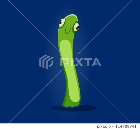 Sea animal in underwater font, letter I as undersea worm, cartoon vector alphabet type. Sea animals font with undersea ABC character of ocean and coral reef fishes in letter I for kids typeface Sea animal in underwater font, letter I as undersea worm, cartoon vector alphabet type. Sea animals font with undersea ABC character of ocean and coral reef fishes in letter I for kids typeface 114789741