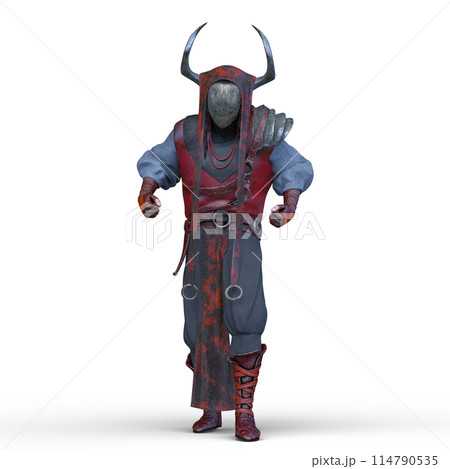 鉄の仮面をかぶった戦士 114790535