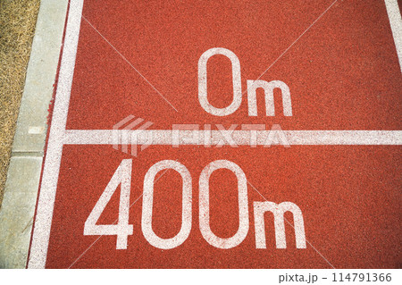 陸上トラック 陸上トラック 114791366