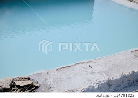 山川製塩工場跡の白い塩 山川製塩工場跡の白い塩 114791822