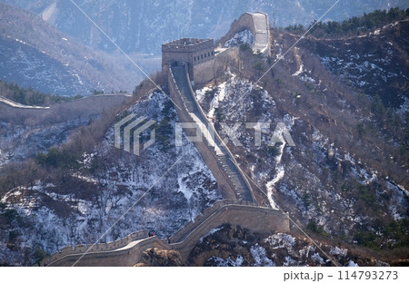 Great Wall of China in Badaling Great Wall of China in Badaling 114793273