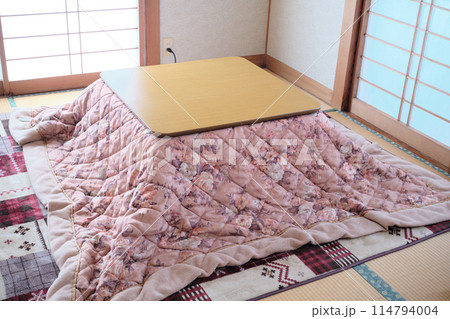 冬の暖かいコタツ 冬の暖かいコタツ 114794004