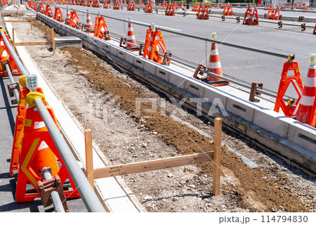 工事中の幹線道路 東京築地 環状第2号線 2024.05 工事中の幹線道路 東京築地 環状第2号線 2024.05 114794830