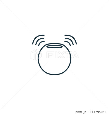 Homepod icon. Monochrome simple Virtual Assistant icon for templates, web design and infographics Homepod icon. Monochrome simple Virtual Assistant icon for templates, web design and infographics 114795047