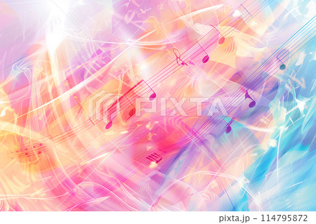 音楽をイメージする背景画像 音楽をイメージする背景画像 114795872