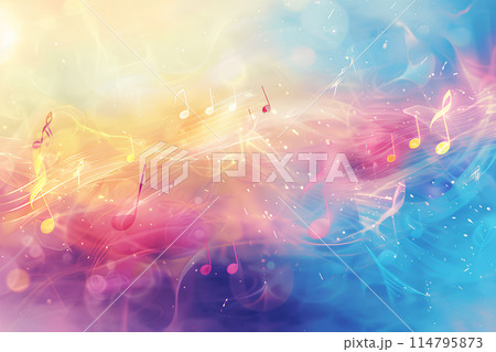 音楽をイメージする背景画像 114795873