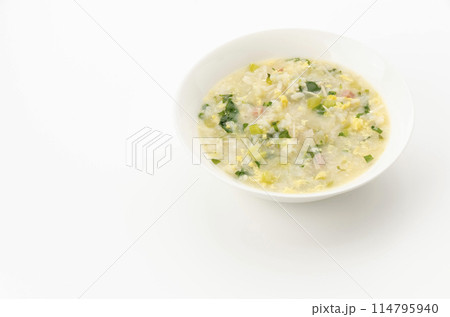 残り物野菜でおじや 残り物野菜でおじや 114795940