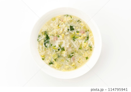 残り物野菜でおじや 残り物野菜でおじや 114795941