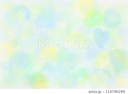 淡い水彩の背景(うす緑) 淡い水彩の背景(うす緑) 114796299