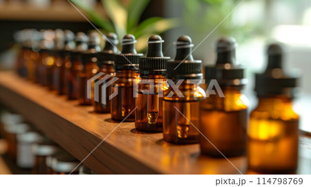 essential oils and medical flowers herbs 114798769