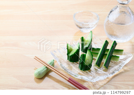 きゅうり  飾り切り 114799297