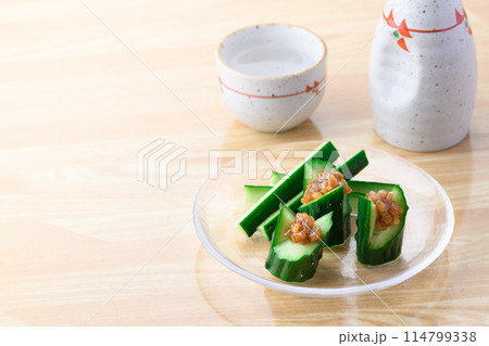 もろきゅう （ きゅうりと金山寺味噌 ） 114799338