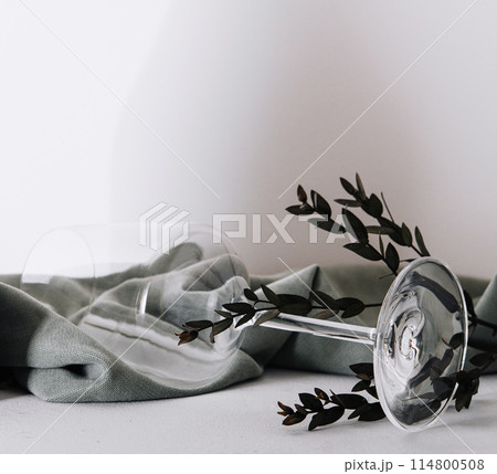 glass of wine on light background glass of wine on light background 114800508