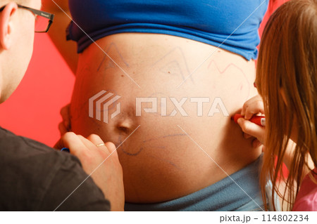 Family expecting new baby Family expecting new baby 114802234