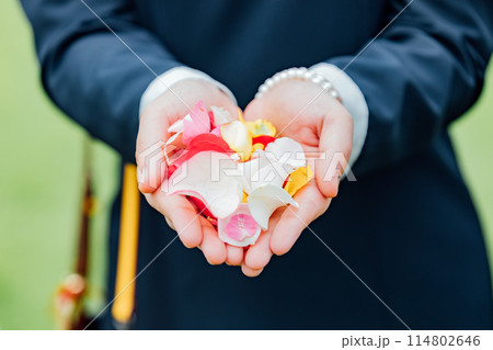 結婚　フラワーシャワー 114802646