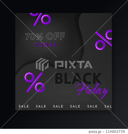 Black Friday Sale label for social media. Screen backdrop for instagram stories and post, mobile app Black Friday Sale label for social media. Screen backdrop for instagram stories and post, mobile app 114803739