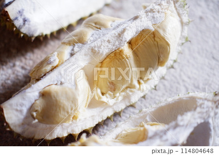 delicious durian fruit as a background delicious durian fruit as a background 114804648