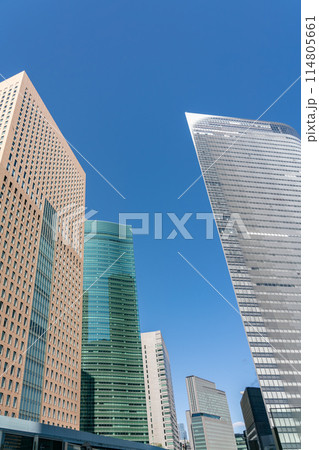 【東京都】汐留の高層ビル群 【東京都】汐留の高層ビル群 114805661