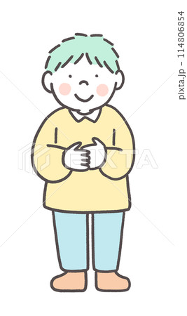 ちょっとシャイな男の子 114806854