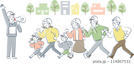 地域での避難訓練 114807532