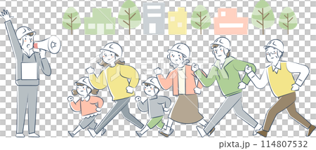 地域での避難訓練 114807532