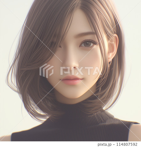 若い女性のビューティーポートレート 若い女性のビューティーポートレート 114807592