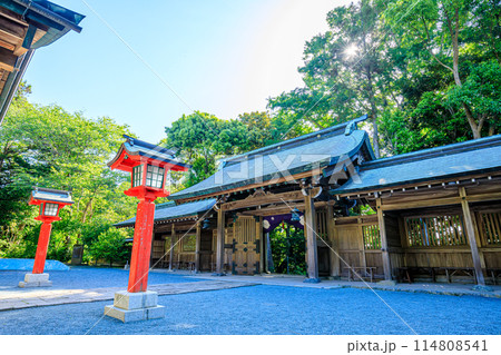 初夏の宗像大社 中津宮　大島　福岡県宗像市 114808541