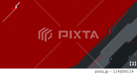 Trendy Carbon Abstract Mecha Metaverse Tech Futuristic Cyber Gaming Geometric Background Art 114809114
