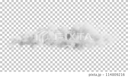 Illustration of realistic clouds and smoke 114809216