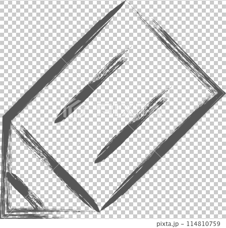 Brush-written mini icon Pencil Brush-written mini icon Pencil 114810759