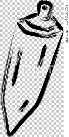 蔬菜書法單項圖示秋葵 蔬菜書法單項圖示秋葵 114810855