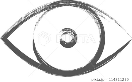 筆書きミニミニアイコン　目 114811259