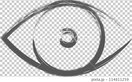 筆書きミニミニアイコン　目 114811259