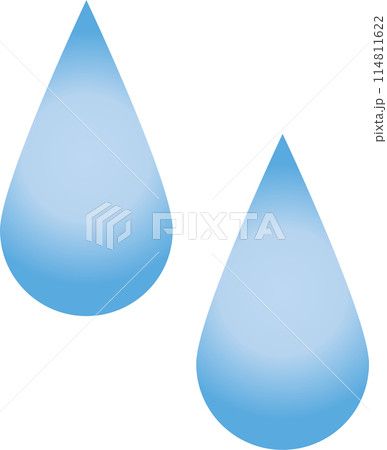 しずく　水滴　アイコン 114811622