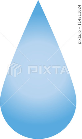しずく　水滴　アイコン 114811624
