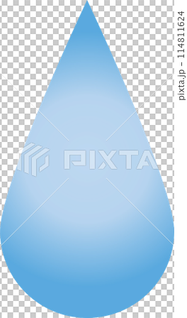 しずく　水滴　アイコン 114811624