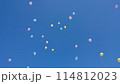 青空に浮かぶ風船 114812023