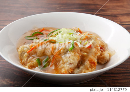 白身魚の甘酢餡かけ 白身魚の甘酢餡かけ 114812779