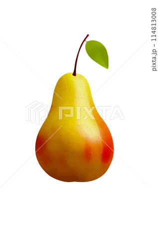 Pear isolated on white background. Vector EPS Pear isolated on white background. Vector EPS 114813008