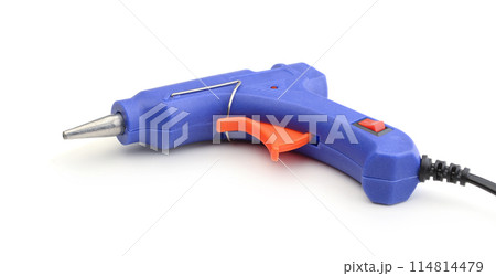 Glue gun tool isolated on white. 114814479