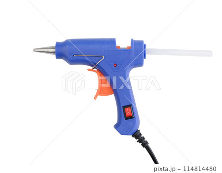 Glue gun isolated on white. Glue gun isolated on white. 114814480