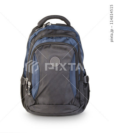 New backpack isolated on white. 114814515