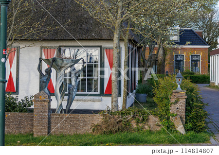 the island of ameland in the dutch north sea the island of ameland in the dutch north sea 114814807