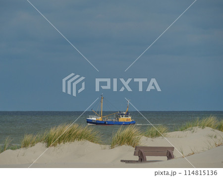 the island of ameland in the dutch north sea the island of ameland in the dutch north sea 114815136