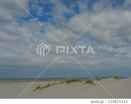 the island of ameland in the dutch north sea 114815212