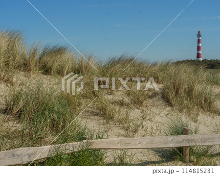 the island of ameland in the dutch north sea 114815231