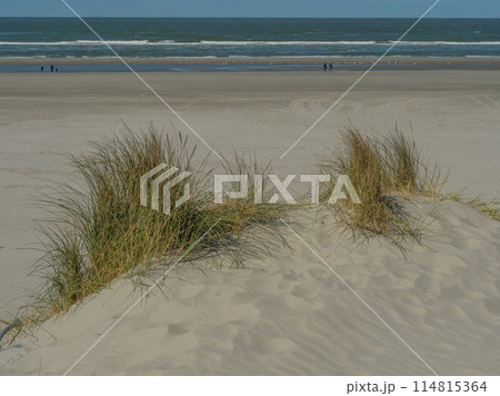 the island of ameland in the dutch north sea 114815364