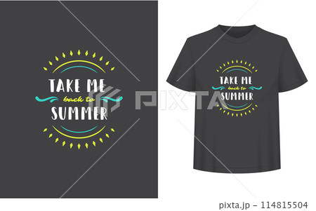 Summer quote or saying can be used for t-shirt, mug, greeting card, photo overlays Summer quote or saying can be used for t-shirt, mug, greeting card, photo overlays 114815504