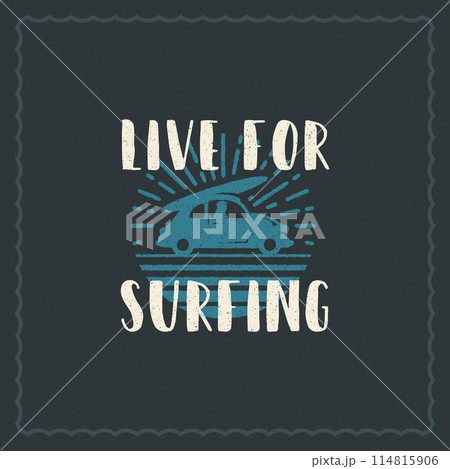 Summer holidays typography inspirational quote design for poster or apparel 114815906